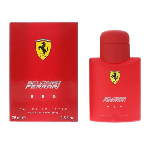 scuderia ferrari masculino eau de toilette 75ml|scuderia red by ferrari.